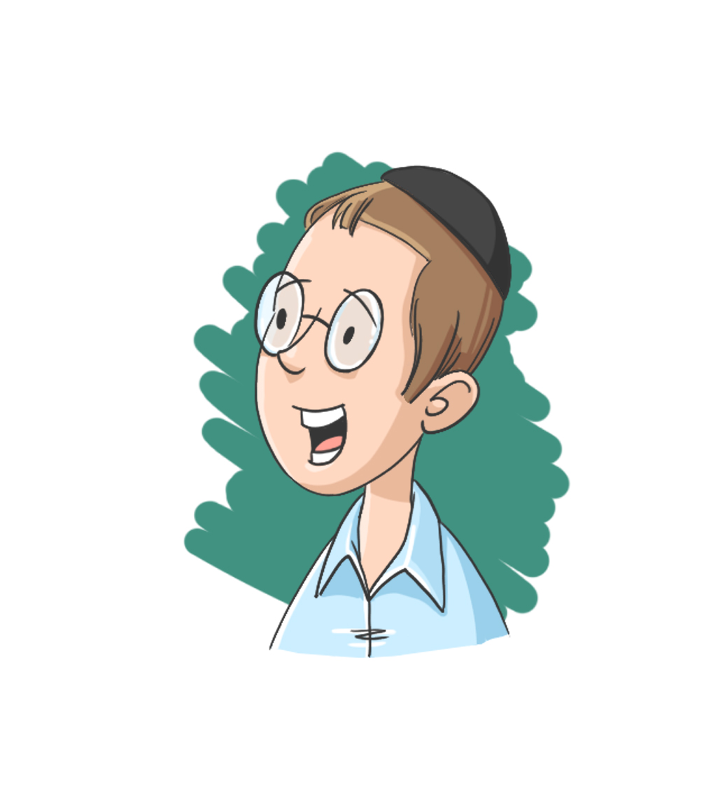 דמות לספר אנגלית · חיים